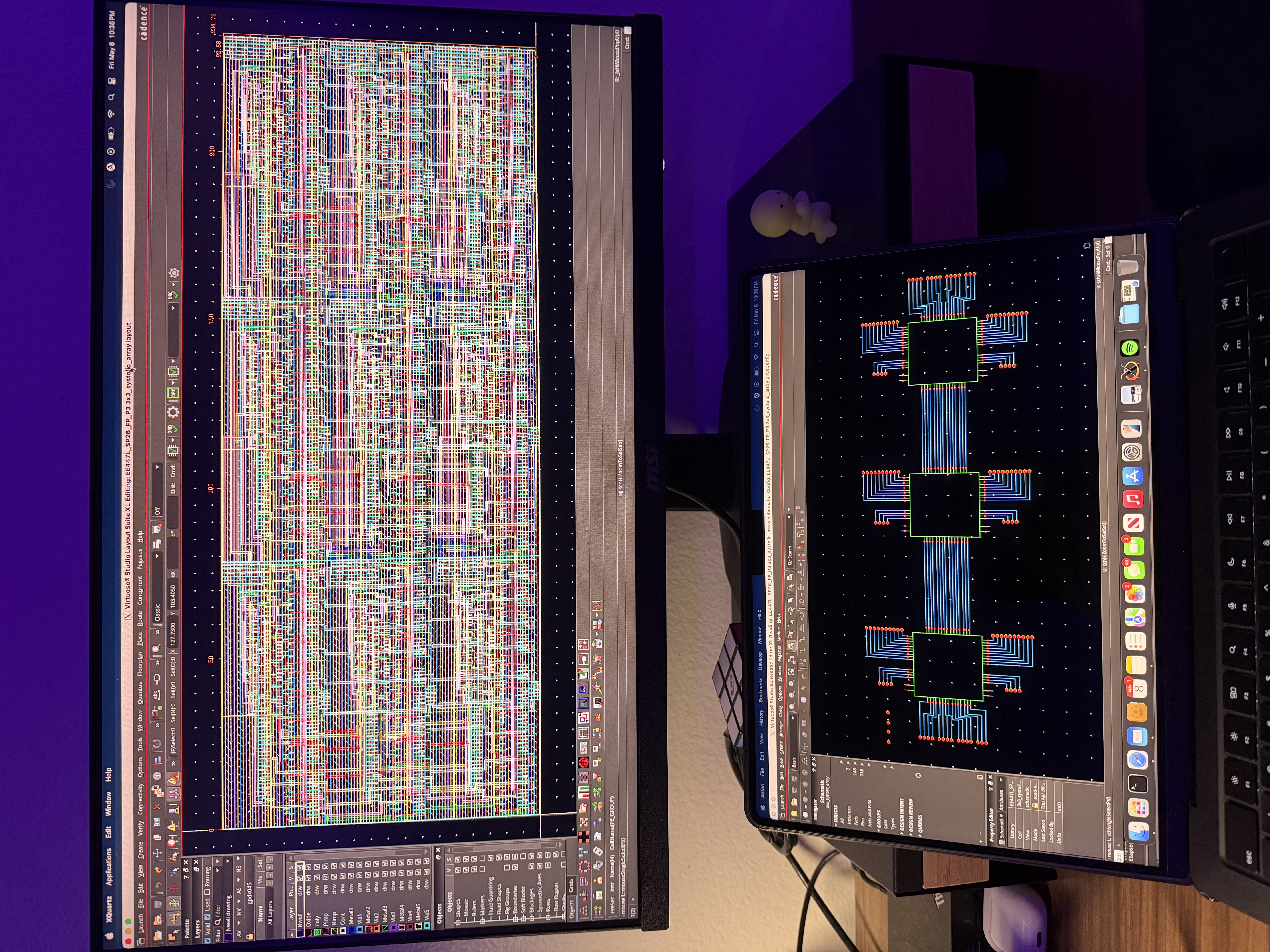 3x3 systolic array
